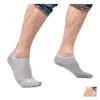 Chaussettes pour hommes 4/8 / 12pcs hommes coton court respirant cheville bateaux invisibles coupe basse sport pour chaussette décontractée livraison directe vêtements sous-vêtements Dhl2R