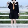 Mitte Student Japanische Schule JK Uniform Graduati Faltenrock Koreanische Mädchen Cheerleading Matrosenanzüge Kostüm Cosplay 59ZJ #