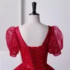 本物の写真半袖Quinceanera Dr New Sweet Party Prom Ball Gown Vintage Lace Vestidos Robe De Vestidos de 15 Pluse Size I1cx＃