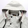 fi Men's Casual Windbreaker Jackets Hooded Jacket Man Waterproof Outdoor Soft Shell Winter Coat Clothing Warm Plus Size B7UK#