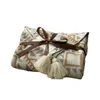 Dekens Boheemse Gebreide Gooi Deken Dutje Bed Plaid Tapestry Sprei Met Kwastje Gooit Voor Bank Kerst Woondecoratie Cadeau