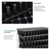 Pots 5 Pcs 21/32/50/72/98/105/128/200 Cell Seedling Tray Vegetable Flower Seed Strong Starting Grow Box