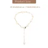 Bracelets de charme Bracelet de perles d'eau douce Miss pour cadeaux de baptême fille plaqué or 14 carats
