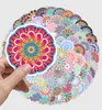 Presentförpackning 100st estetiska mandala klistermärken för bärbara bärbara bärbara datorer telefon stationer diy vintage klistermärke hantverk levererar scrapbooking material