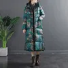 Outono mulher vintage fi estilo jaqueta femae lg manga grossa jaquetas de lã solta outerwear senhoras pato branco casacos g804 x2as #