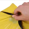 収納バッグDHL 30 42cm 250pcs/ lot黄色のプラスチッククーリエバッグ11.81 "x16.54"シーリング接着剤メーリングパックセルフシール衣類パッケージ