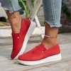 Scarpe casual Donna Sneakers morbide e traspiranti 2024 Autunno Slip-On da donna antiscivolo moda vulcanizzata