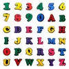 Sandals Letter Charms for Clog Sandals Shoe Decoration 0-9 Number Alphabet ABC-Z Characters DIY Shoes Pins for Boy Girl Teens Men Women 240329