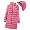 جديد Sosoo Winter Womens أسفل السترات LG LG LG LIGH