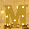 Décoration de fête Marry Me Gold Letter Modeling Light LED Décoratif Proposition Festival Anniversaire Confession Disposition Éclairage