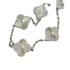 Designer Original Brand Van Four Leaf Grass Bracelet Female Laser Platinum Carved Carving Craft Angle Light with logo