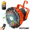 5200 مللي أمبير في الساعة LED Camping Fan Lights في الهواء الطلق USB معاد شحنها الخيمة تخييم الضوء على سقف سقف محمولة مصباح الطوارئ بنك الطاقة 240327