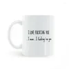 Tassen Valentinstagsgeschenk Freundin Ehemann Tasse Keramiktasse Geschenke 11oz