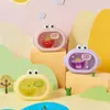 Dink stove Frug Frog Toddler Bento Box Lavatore di piatti BPA SAFE BPA Microonde gratis per ragazze Toddlers Daycare Preschool Kinkergarten