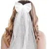 wedding bridal Veil short Pearl veil Wedding Accories Bride Mantilla Party dr up Valentine's Day headwear A07n#
