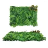 Decoratieve Bloemen 2 Stuks Kunstmatige Groene Hedge Wandpaneel Groen Nep Plant