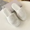 Designer Beach Slippers Raffia Flatform Sandals Sophisticated Texture Of Women Wedge heel heightening shoes Comfortable Slipper