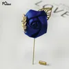 meldel Groom Boutniere Men Wedding Witn Brooch Silk Rose Boutniere Man Corsage Pins Wedding Boutniere Fr Prom Party U2gM#