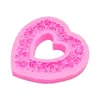 Baking Moulds Silicone Heart-shaped Cake Mold Suitable For Handmade Soap Valentine's Day