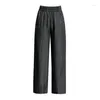 Women's Jeans Denim Anklelength Straight Wide Leg Pants 2024 Spring Summer Women Maxi Trousers Loose Slim Elastic Waist Casual