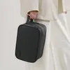 Bolsas de almacenamiento Bolsa de aseo de servicio pesado Capacidad de cuero sintético impermeable Separación en seco húmedo Mango portátil Organizador de maquillaje de viaje