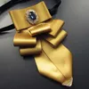Бабочка корейская британская мужская хрустальная лента галстук бабочка мода бизнес -банкет Формальный одежда