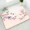 Bath Mats Chinese Style Flowers Bird Mat Bathroom Indoor Floor Carpet Non-Slip Water Absorption Pad Kitchen Doormat Washable Foot