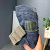 Trendige JEANS für Männer 2024 Casual Slim Fit Denim Luxus Streetwear 90er Jahre Designer Frühling Herbst Hochwertige Stretch Lg Hosen Männlich 16nc #