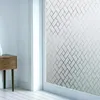 Fönsterklistermärken Elektrostatisk film Integritetsskydd Frost med värmekontroll UV Solblockering för hembadrumsdekor