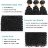 Mongolskie Afro Kinky Curly Bundles 1/3/4pcs ludzkie przedłużenia włosów 100% UNPRETRESTRED VING HUND HAIR FINGLES JERRY Curl