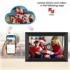 Digital Photo Frames 10 Digital Photo Frame Smart WiFi Picture Frame IPS Touch-screen 1280*800 with 32GB Storage APP Control for Family Gift 24329