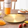 Plates JFBL Stainless Steel Tableware Dinner Plate Container Salad Dessert Fruit Services Dish Western Steak Tray