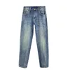 Nouveaux jeans pour hommes pantalons pour hommes droits et minces élastiques de marque Fi doux et confortables W Designer décontracté tous les pantalons en denim bleu J8Eq #