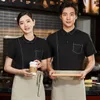 Restaurant Ding Room Waiter Workwear T-shirt Lg Sleeve Hôtel Restauration Hot Pot Lait Thé Fast Food Restaurant Cuisine Short Slee v3GZ #