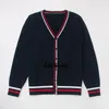 Herfst Winter Kroon Lg Mouw Gebreid Vest V-hals Trui Uitloper Voor JK DK Schooluniform Student Kleding d1Zc #