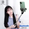 Selfie Monopods 3 in1 Bluetooth Stick-statief voor iPhone 13 Intrekbaar draagbaar multifunctioneel ministatief met draadloze afstandsbediening 24329