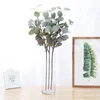 Flores decorativas artificial maçã flor folha vegetação hastes plantas floral buquê de casamento sala decroation acessórios