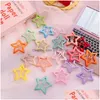 Accessori per capelli 10 Pz / set Coreano Colore Della Caramella Star Pin Dolce Bambini Pentagramma Clip Per Neonate Copricapo Bambini Consegna di Goccia compagno Dhix3