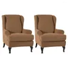Pokrywa krzesła 2 PACK Elastyczna sofa sofa oddychająca i skuteczna ochrona mebli miękka wygoda