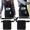 Storage Bags Fanny Pack For Servers Capacity Waist Bag Adjustable Strap Easy To Clean Fastener Tape Fixing Restaurant Apron