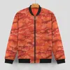 Camo Military Jackets Orange Camoue Windproof Autumn Coats Man Streetwear Casual Jacket Print Ytterkläder Överdimensionerad Windbreak V5ew#