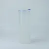 Magazzino degli Stati Uniti 25 once di sublimazione bicchiere di vetro smerigliato tazze di vetro con coperchio cannuccia bottiglia d'acqua portatile all'aperto B6295E