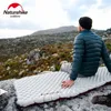 58 High R Value Inflatable Mattress 4 Season Ultralight Folding Air Bed Portable Sleeping Mat Camping 240306