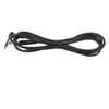 Cable de Audio para guitarra instrumento de 3, 5M/ 10 pies, conector recto a ángulo recto de 1/4 pulgadas y 6,35mm, chaqueta ABS negra con 3 adaptadores