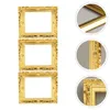 Frames 6 Pcs Dollhouse Frame Mini Picture Bulk Decor Tiny Small Vintage Plastic For Crafts Miniature Po