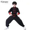 children's Martial Arts Wear Chinese Kung Fu Performance Wear Boys and Girls Tai Ji Suit Training Wear X5Q5#