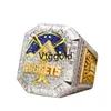 Conjunto de anel de campeonato mundial de basquete de luxo designer 14k ouro nuggets equipe jokic campeões anéis para homens mulheres estrela diamante esporte jóias