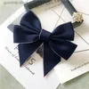 Bow Ties Hand-made Bow Tie Korean Womens Daily Shirts College Style Students Career Uniform Business Ribbon Bowtie Gifts High-quality Y240329