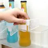 Keukenopslag 1/3/5 stks plastic uitbreidbare koelkastpartitie koelkast plank scheiders clip verstelbare scheiders huishouden