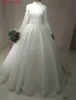 nuoxifang Robe De Mariage Arabic Bridal Gown Islamic Lg Sleeve Arab Ball Gown Lace Muslim Wedding Dr 2022 vestido de noiva 70LI#